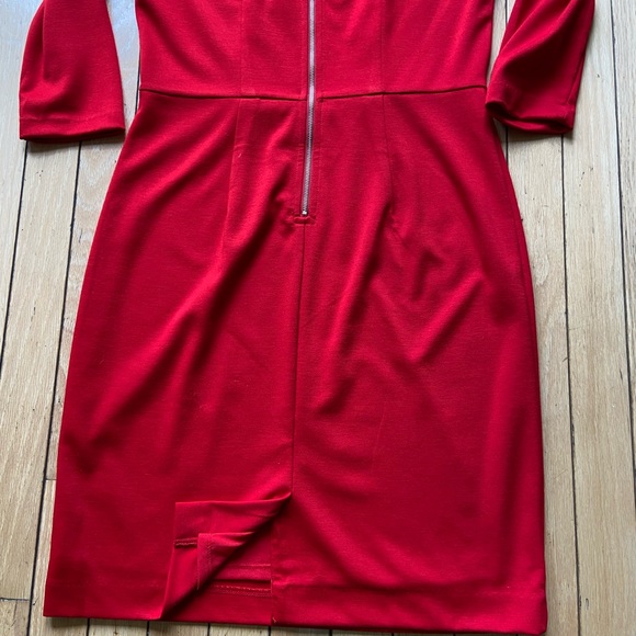 The Limited Knit Red Work or Holiday Sleeved Dress - Picture 4 of 5